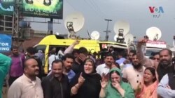 مریم نواز کی گرفتاری کے خلاف لیگی کارکنوں کا مظاہرہ